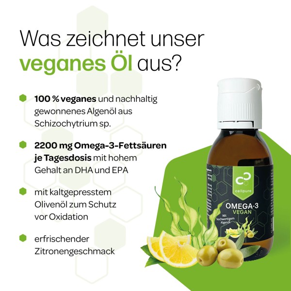Cellpure Omega 3 Vegan Öl